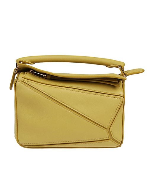 Loewe Yellow 'puzzle' Mini Bag