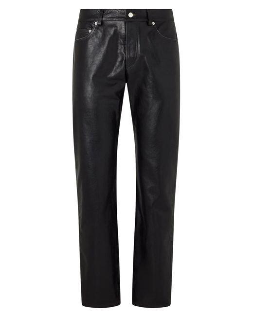 Enfants Riches Deprimes Black Leather Trousers for men