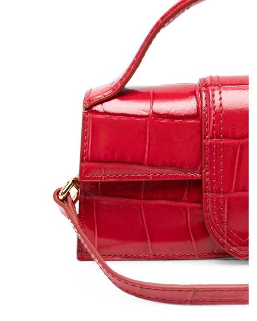 Jacquemus Red Le Bambino Leather Handbag