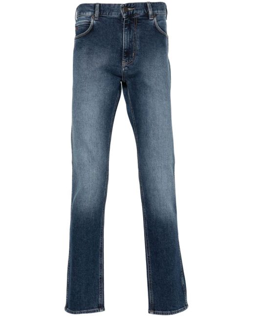 EMPORIO ARI - Jeans Slim Fit In Cotone di Emporio Armani in Blue da Uomo