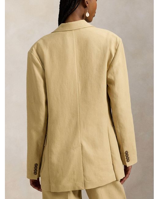 Polo Ralph Lauren Natural Single-Breasted Blazer
