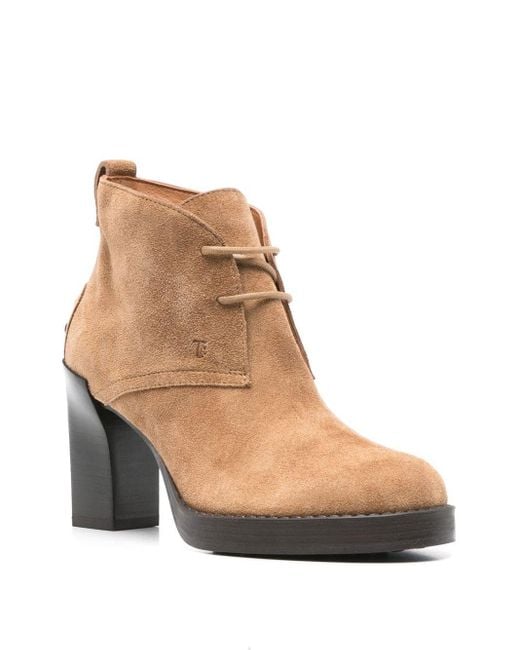 Tod's Brown Leather Boots