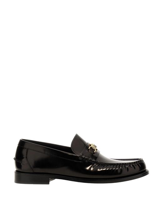 Versace Black Medusa '95' Loafers for men