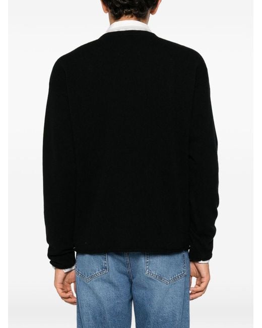 Extreme Cashmere Black Cashmere Crewneck Sweater
