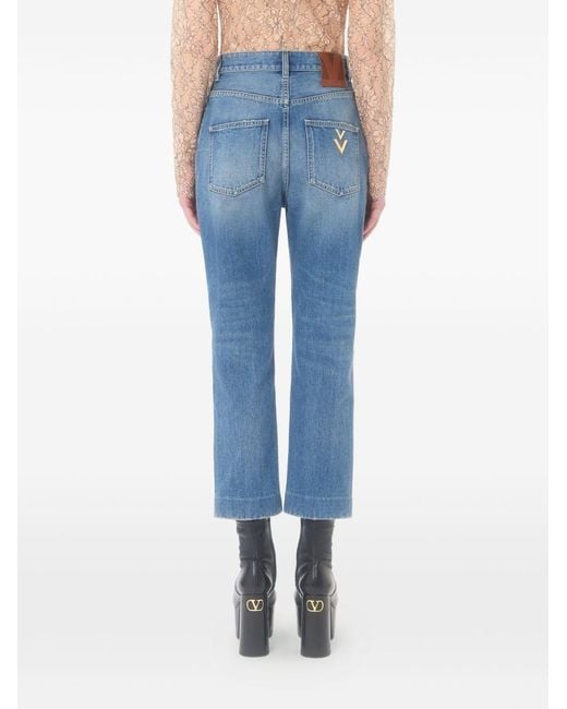 Valentino Blue Denim Cotton Jeans