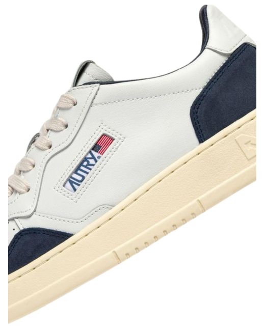 Autry White Low-Top Sneakers for men