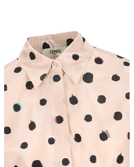 Fendi Natural Silk Shirt