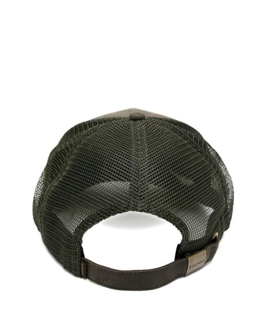 Filson Green Baseball Cap With Logo for men