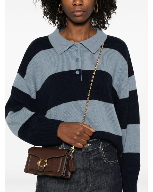 COACH Brown Tabby 19 Leather Crossbody Bag