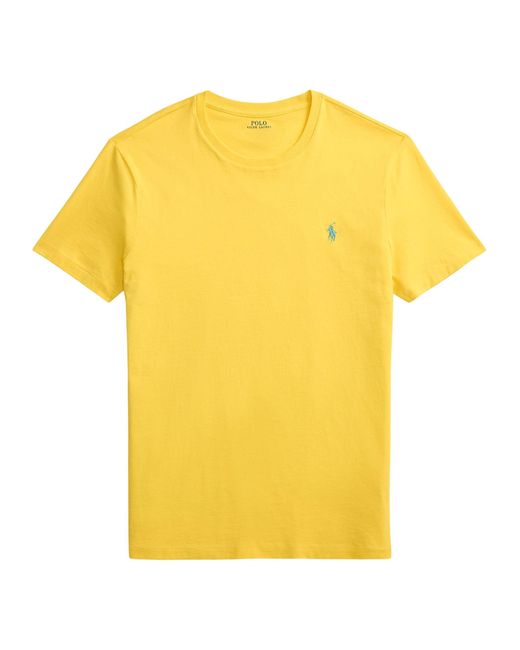 Polo Ralph Lauren Yellow Cotton T-Shirt for men