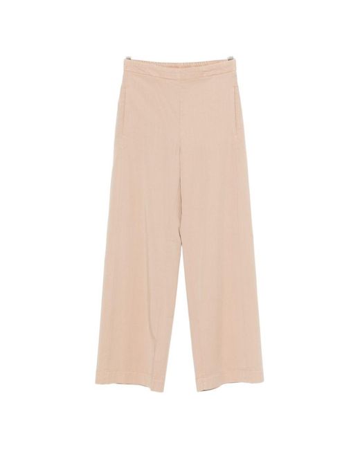 Via Masini 80 White Wide-Leg Trousers