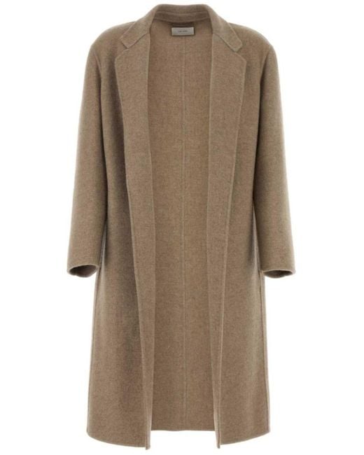 The Row Natural Fedra Cashmere Coat