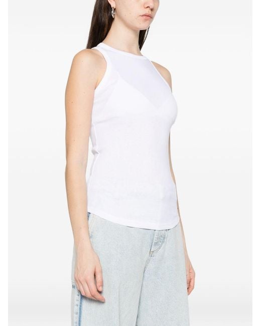 Herskind White Sabina Cotton Tank Top