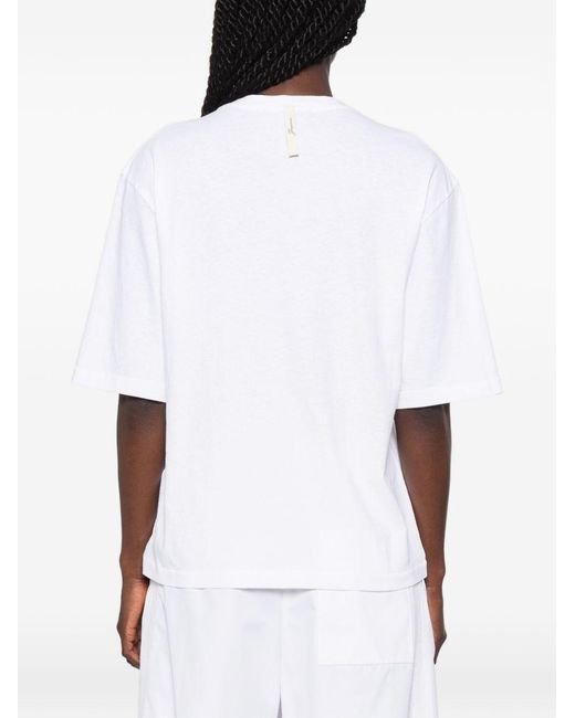 Jacquemus White T-Shirts And Polos