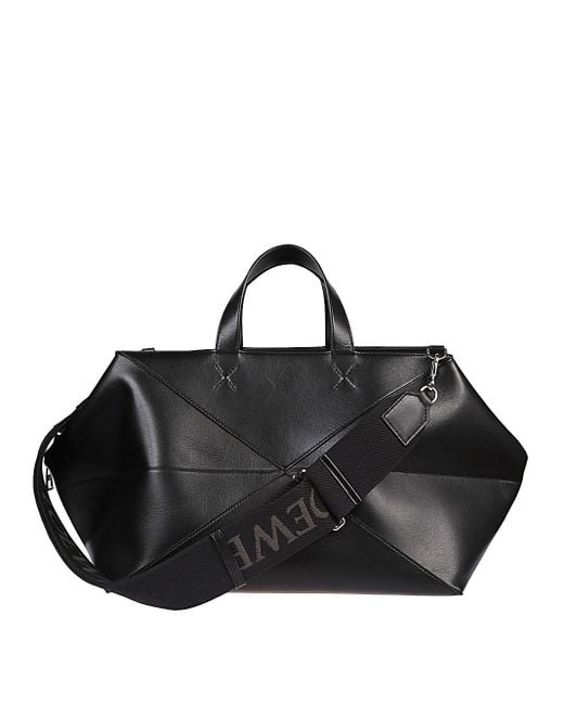 Loewe Black Leather Bag for men