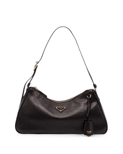 Borsa A Spalla Grande di Prada in Black