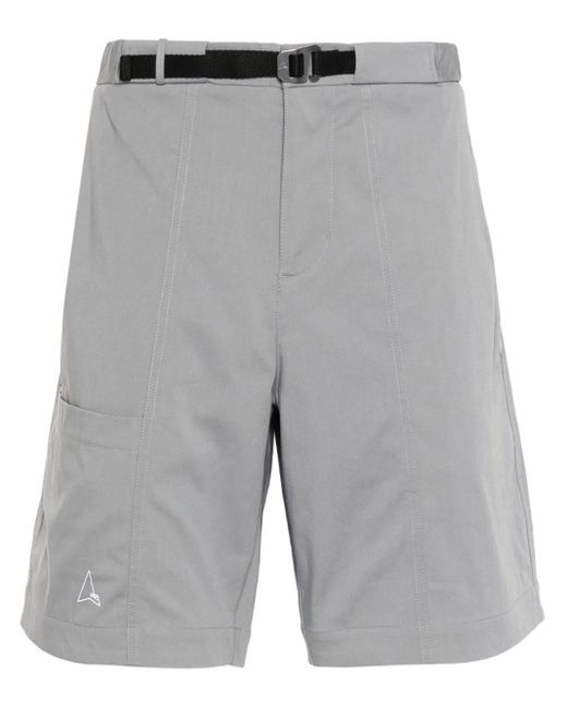 Roa Gray Logo-print Shorts for men