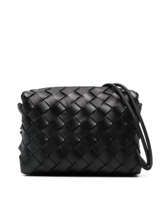 Borsa Loop Mini di Bottega Veneta in Black