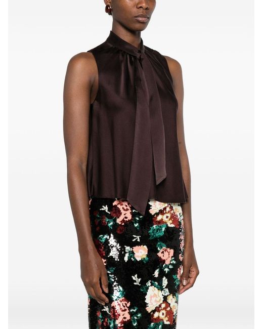 Forte_forte Purple Silk Top