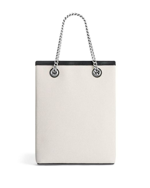 Balenciaga White Phone Holder Crossbody Bag