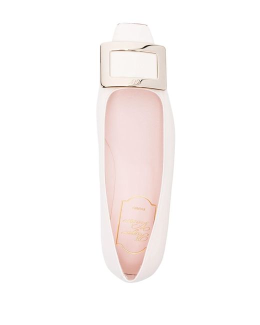 Roger Vivier Pink Belle Vivier Leather Ballet Flats