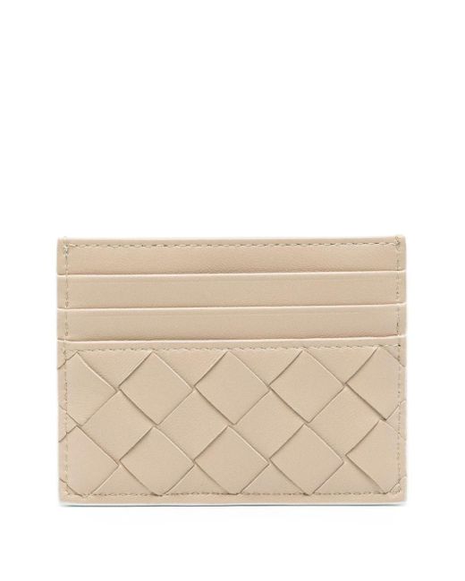 Bottega Veneta Natural Leather Card Case