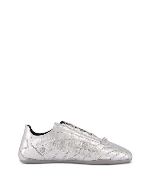 Balenciaga White City Leather Sneakers