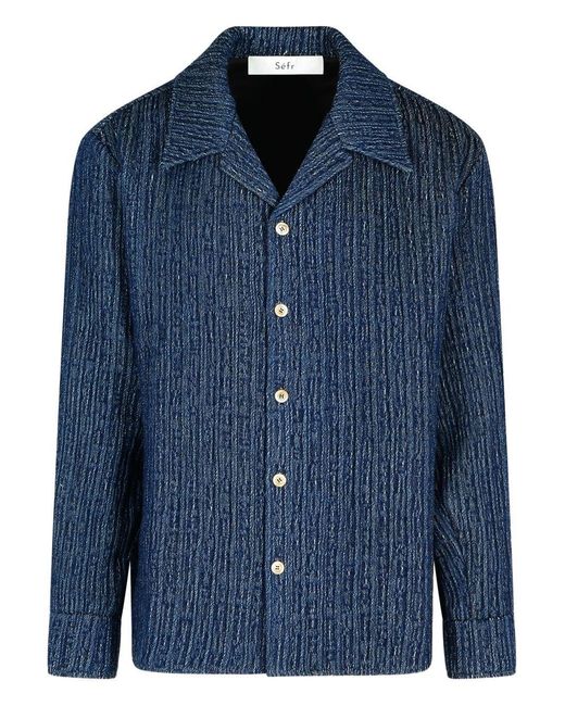 Séfr Blue Wes Shirt for men