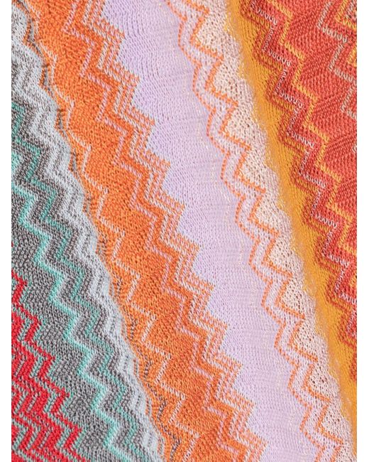 Missoni Pink Scarf With Logo