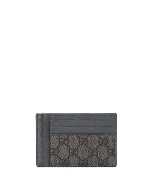 Gucci Gray Ophidia GG-canvas Cardholder for men