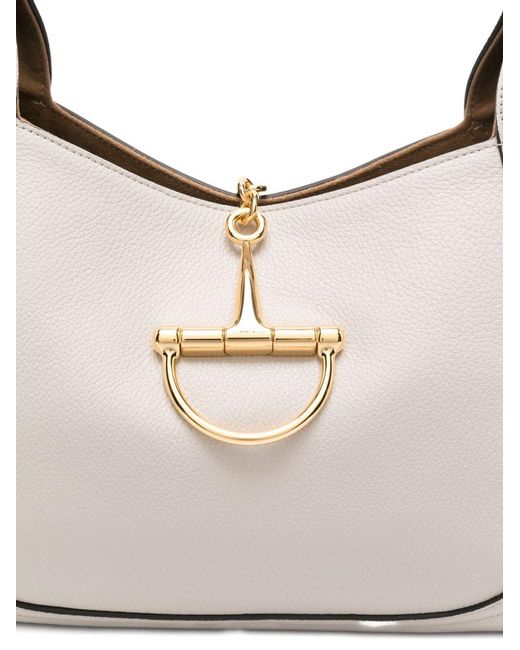 Gucci White Softbit Shoulder Bag