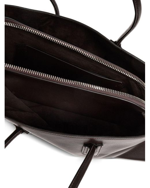 The Attico Black 'La Passeggiata Medium' Shoulder Bag