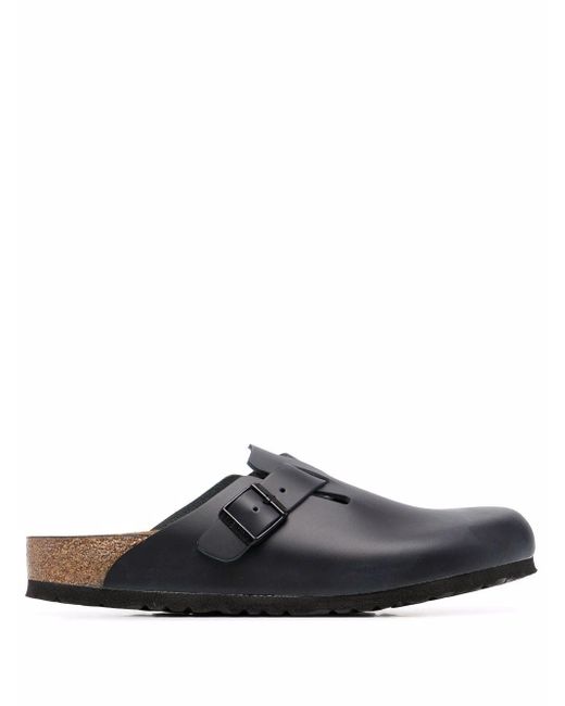 Birkenstock Boston Leather Slippers for Men Lyst
