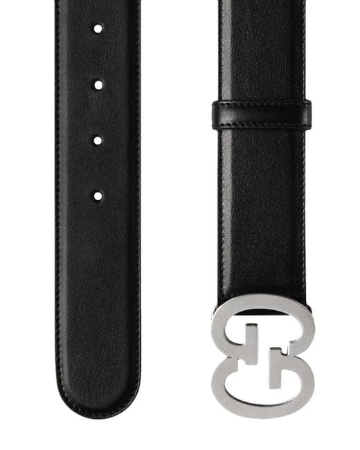 Gucci Black Wide Belt With Gg Buckle for men