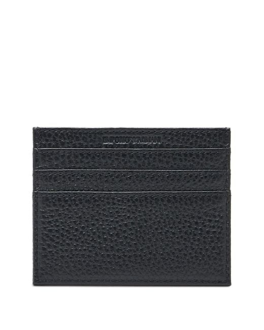 Emporio Armani White Leather Card Case And Belt Set for men