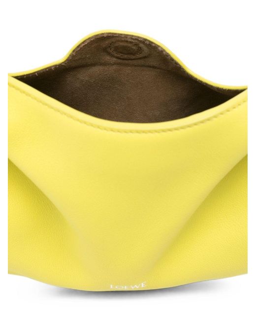 Loewe Yellow Scarf Mini Leather Shoulder Bag