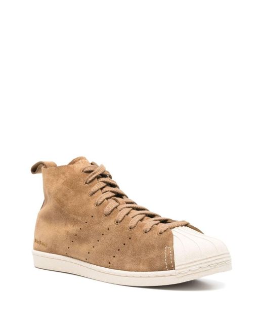 Adidas by Wales Bonner Brown Superstar Hi Sneakers for men