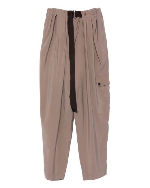 Alysi Gray Wide-Leg Trousers