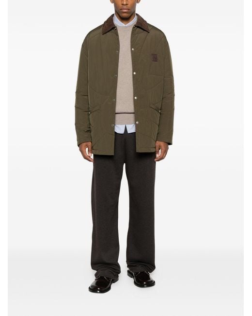 Loewe Green Padded Overshirt for men