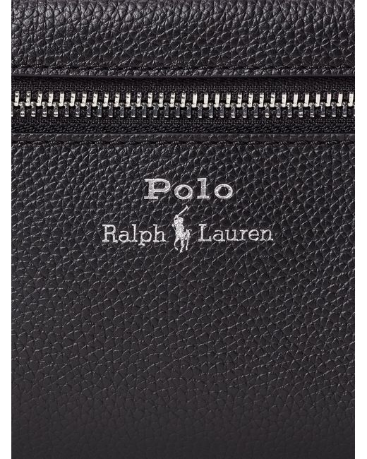 Polo Ralph Lauren Black Leather Beauty Case for men