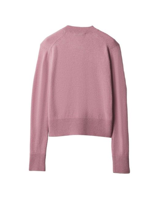 Maison Kitsuné Pink Baby Fox Wool Cardigan