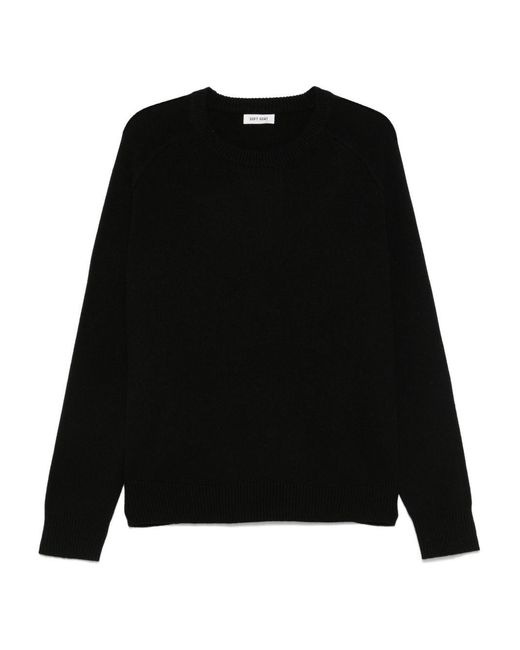 Soft Goat Black Cashmere Boyfriend Crewneck Jumper