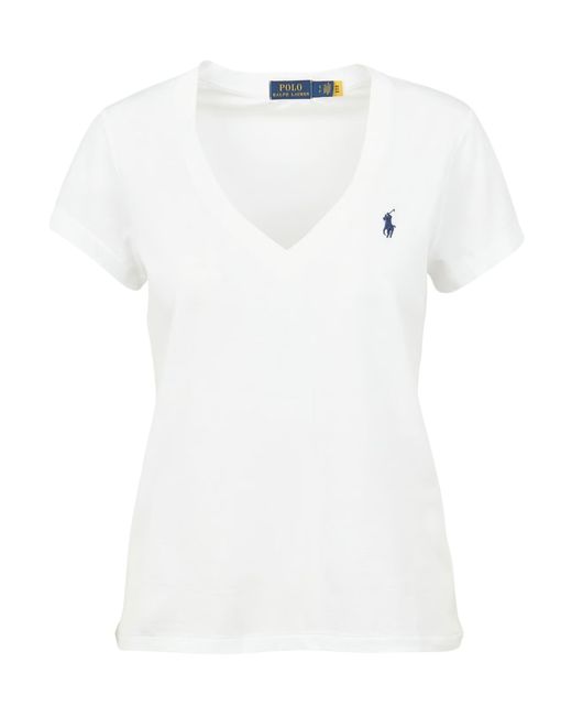 Polo Ralph Lauren White Cotton T-Shirt