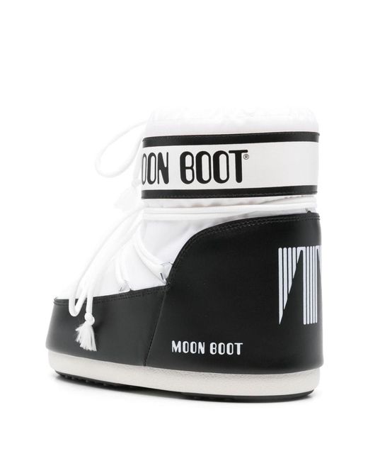 Moon Boot White Icon Low Snow Boots for men