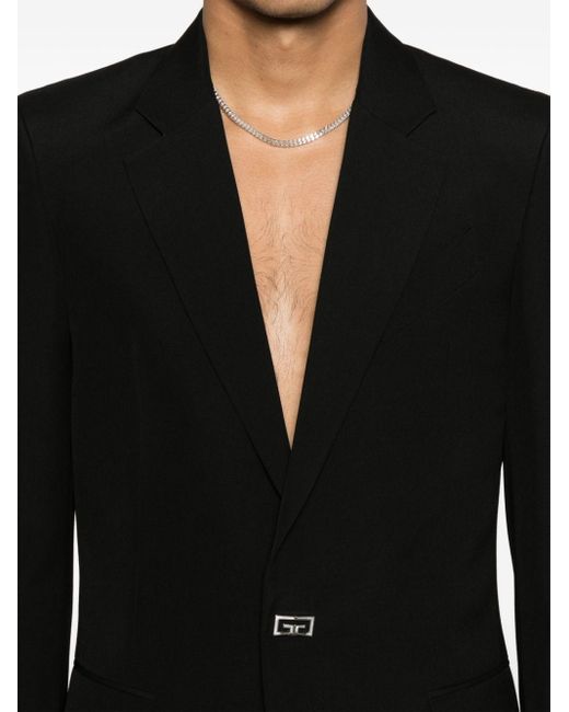 Givenchy Black Single Breasted Jacket Clothing for men