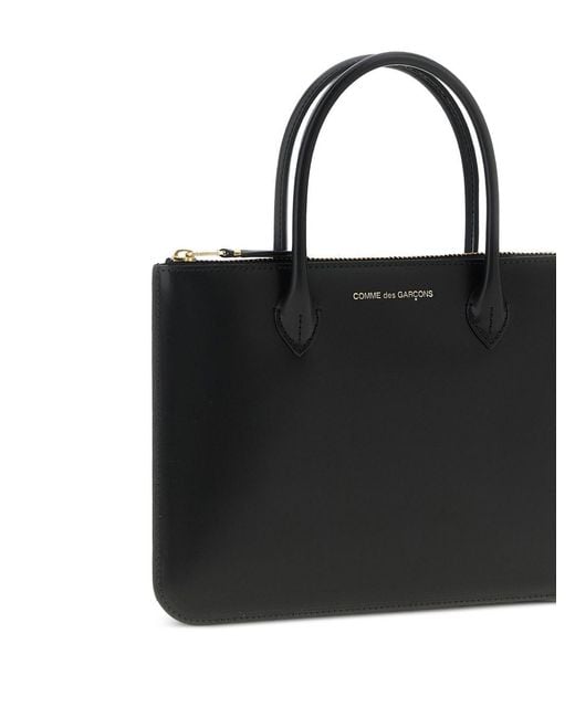 Comme des Garçons Black Leather Mini Bag