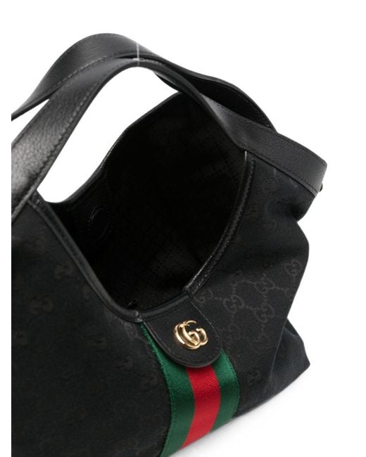 Gucci Black Giglio Small Tote Bag