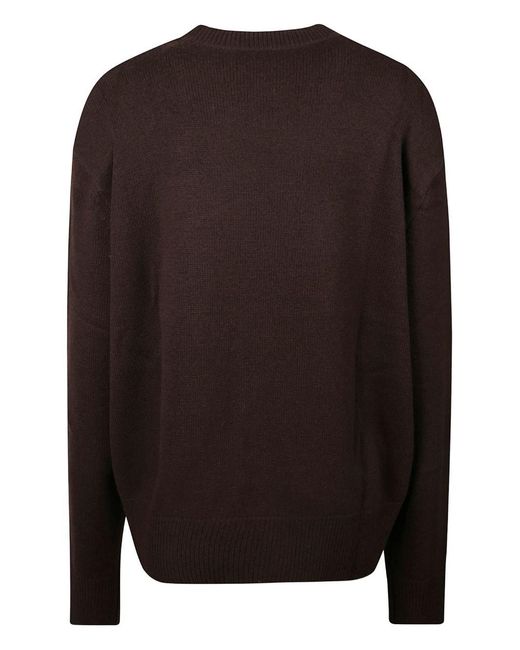 Frankie Shop Brown Rafaela Wool Oversized Sweater