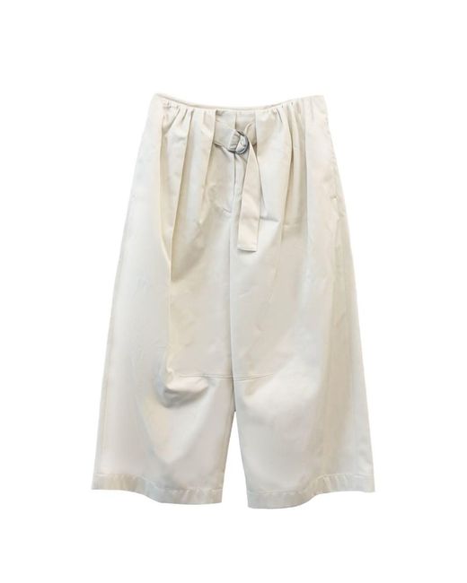 Loewe White Cotton Trousers