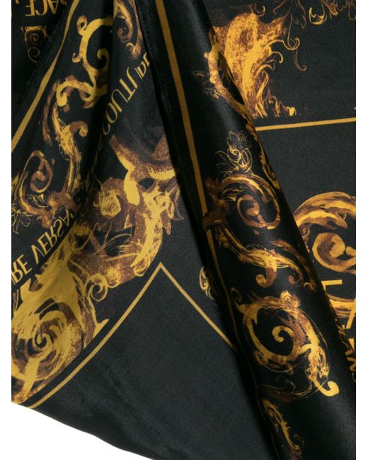 Versace Metallic Silk Scarf